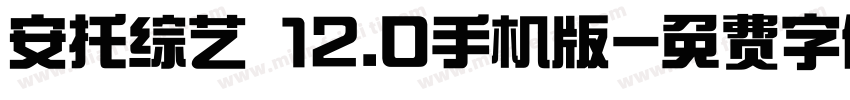 安托综艺 12.0手机版字体转换